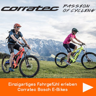 Corratec E-Bike Neuheiten mit Bosch-Motor