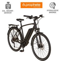 Prophete ENTDECKER Sport Trekking Bike Trekkingfahrrad schwarz matt RH 55 cm